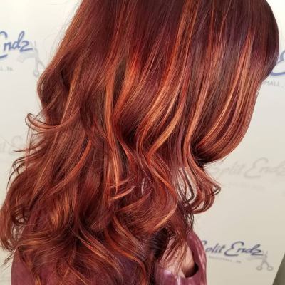 red hair broomall hair salon