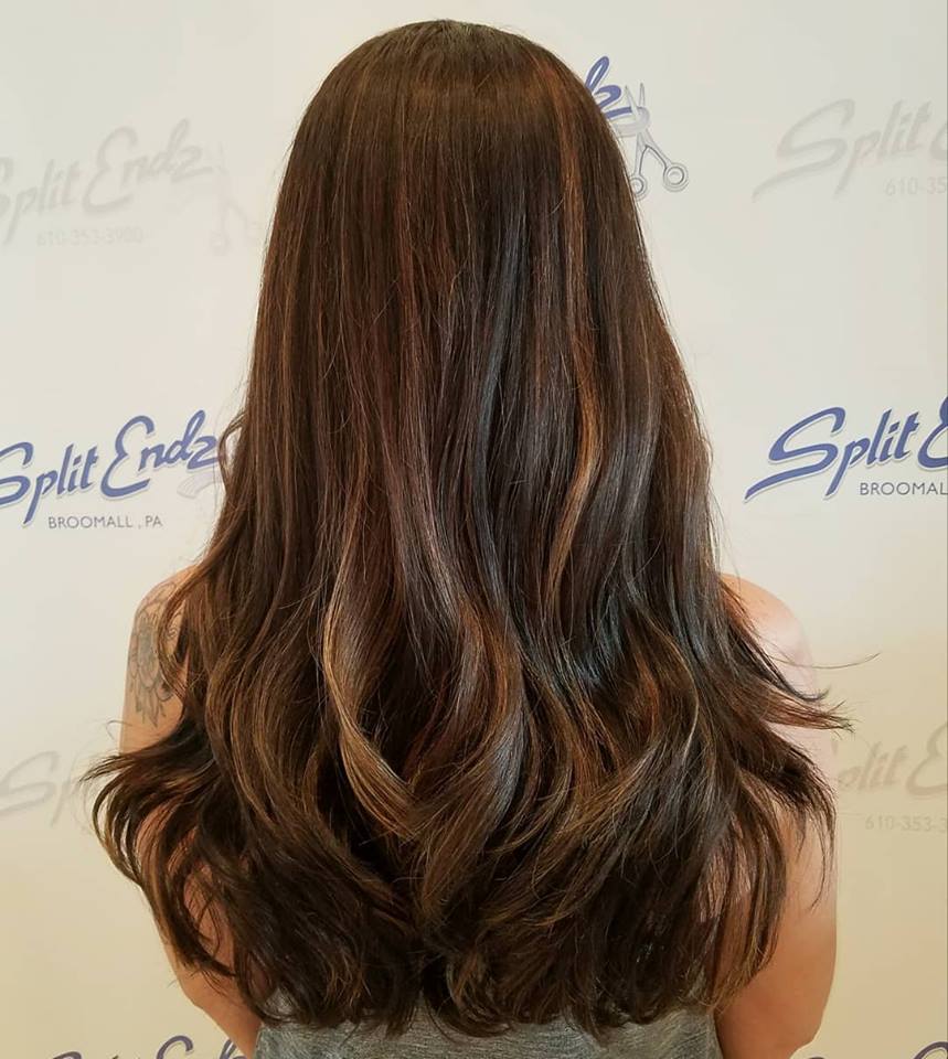 brunette-hair-subtle-highlights-broomall-hair-salon