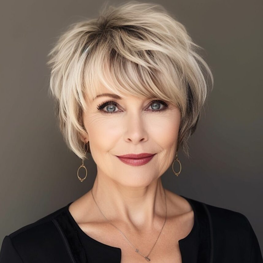 Woman Haircut older
